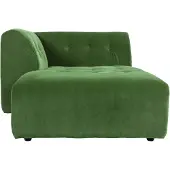 HK Living Vint Bank Element - Divan Links - Royal Velvet - Groen