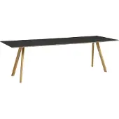 HAY Tafel CPH30 Water-Based Lacquered Oak Frame Black L250 x W90 x H74 cm