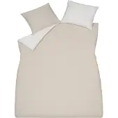 Vandyck Dekbedovertrek PURE 89 stone 1-persoons (140x200/220 )
