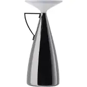 Kartell LED-tafellamp Camomille, dimbaar, alu / grijs / zink, Woon-/ Eetkamer, Kunststof, Design, LED tafellamp