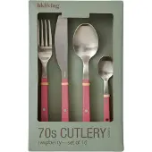 HK Living 70's Bestekset 16-delig - Raspberry