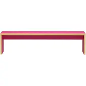 HK Living Bench Bankje B 180 cm - Raspberry