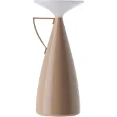 Kartell LED-tafellamp Camomille, dimbaar, crème / amber, Woon-/ Eetkamer, Kunststof, Design, LED tafellamp