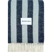 Maison Deux Candy Wrap Plaid Navy / IJsblauw-130 x 200 cm