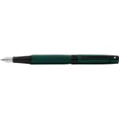 Sheaffer vulpen - 300 - mat groen met zwart - penpunt M - inclusief convertor voor vulling - SF-E0934653