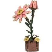 Lobbes houten bouwset madeliefje 3D - educatief speelgoed bloemen.