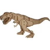 Lobbes houten bouwpakket T-rex dino 3D speelgoed knutselen.