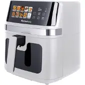 Melchioni GAIA PLUS 8L, losstaande heteluchtfriteuse, 2200W, wit