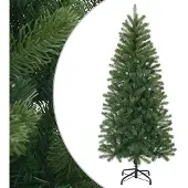 vidaXL Kunstkerstboom 120 cm PVC, PE en staal Groen