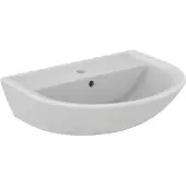 Ideal Eurovit - Wastafel 60x47 cm, met overloop, kraangat, wit W332301