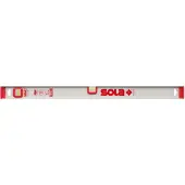 Sola Alu-waterpas I-profiel I40, 40cm 2 libellen 1,00mm/m zilver - 01250501 - 01250501