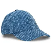 Manfield - Unisex - Blauwe denim pet - Maat 1