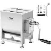 Vevor Handmatige vleesmenger 10 L vleesverwerker (maximaal 6,8 kg vlees mengen)