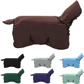 vidaXL Paardendeken Volledig Donkerbruin 115 cm Polyester Fleece