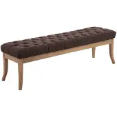 CLP Ramses Bank - Stof bruin 150 cm