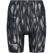 Hummel Hiit Aop Intensity korte leggings, zwart, dames, maat S, zwart