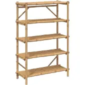 vidaXL Rek 5-laags 100x40x150 cm bamboe