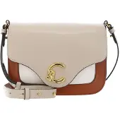 Coccinelle Leren schoudertas C-Me Calf Tric Crossbody Bag Crab / Sandshell / Pear beige