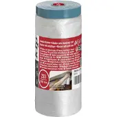 Kip - Weefsel Masker - Blauw - 2600mmx17m - Textieltape met milieuvriendelijke PE-folie voor snel afplakken in één handeling - Statisch hechtend, UV-bestendig en temperatuurbestendig tot 30°C