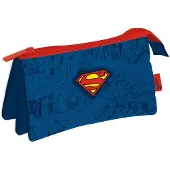 Arditex Superman etui, blauw, 21x11x3,5 cm. Mannenmodel, blauw, one size