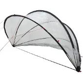 vidaXL Zwembadkoepel Doorzichtig 500 x 500 x 236 cm PVC