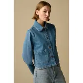 Sissy-Boy Blauw denim jack | Maat: L
