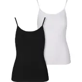 Urban Classics Top zwart / wit