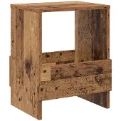 vidaXL Tijdschriftenrek Oudhout 35 x 30 x 45 cm