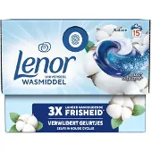 Lenor Wasmiddel All-in-1 Pods Katoen Fris 15 Stuks