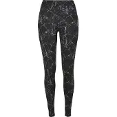 Urban Classics Leggings smoky blue / zwart / wit