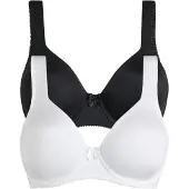 Bonprix T-shirt bh met beugels en glanseffect (set van 2) maat 100