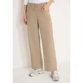 Cecil Dames Broeken met wijde pijpen - Beige - 36