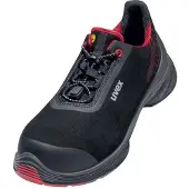 Uvex 1 G2 veiligheidsschoenen, enkelmodel, S3, zwart, rood, breedte 14, maat 52