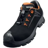 Uvex 2 MACSOLE veiligheidsschoenen, model halfhoge schoen, S3, zwart, oranje, maat 11, schoenmaat 52