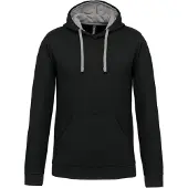 Kariban K446 Sweater met contrasterende capuchon - Blauw