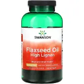 Swanson Health - Lijnzaadolie met hoog lignaangehalte - 200 softgels