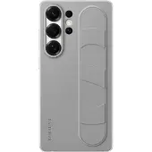 Samsung S25 Ultra Standing Grip Back Cover Grijs