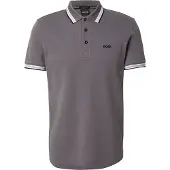BOSS Shirt 'Paddy' grijs / wit