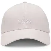 BOSS Linnen pet met logostiksel