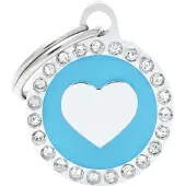 My Family Glamoureuze Ronde Dierenpenning Met Hart
