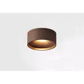 Artdelight Badkamer Plafondlamp Oran Ø 12cm Brons Geborsteld