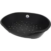 Gebr. De Boon Moderna plastic hondenmand 110 cm zwart Moderna