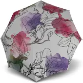 Knirps Paraplu rosa / roodviolet / zwart / offwhite