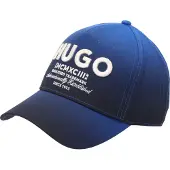 HUGO Pet 'Merk-Degrade' royal blue/koningsblauw / donkerblauw / wit