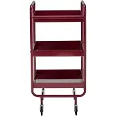 House Doctor Roll Trolley, Bordeaux metaal
