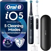 Oral-B - iO5 Electric Toothbrush - Black & White - 2-Pack