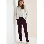 Cecil Dames Broek met glittertape - Rood - XS