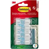 3M Transparente Deko-clips Outdoor Command 17017clr-aw