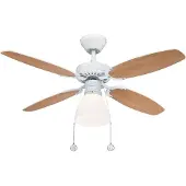 WESTINGHOUSE Capitol plafondventilator met verlichting, wit-beuk - , Capitol, Wit, Woonkamer, Hout, Modern