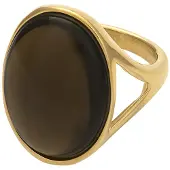 Ixxxi Fame Ring Mirage Brown | Goud
